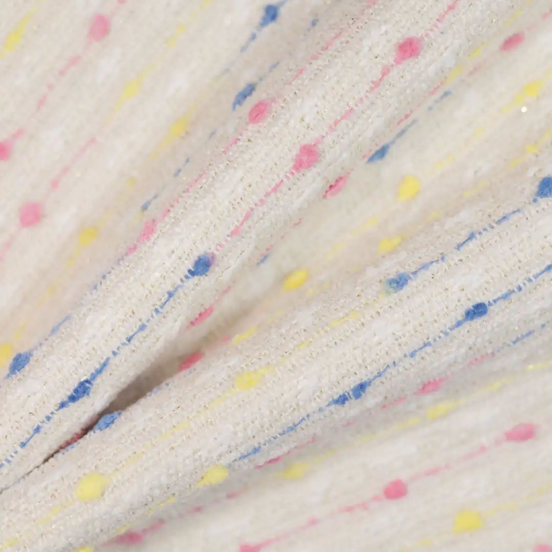 China Fabric for Skirt,Overcoat Chanel-Style Fabric Woolen Polyester Acrylic Wool Nylon coloful color buy from China wholesaler bulk order at wholesale price free worldwide shipping Alibaba