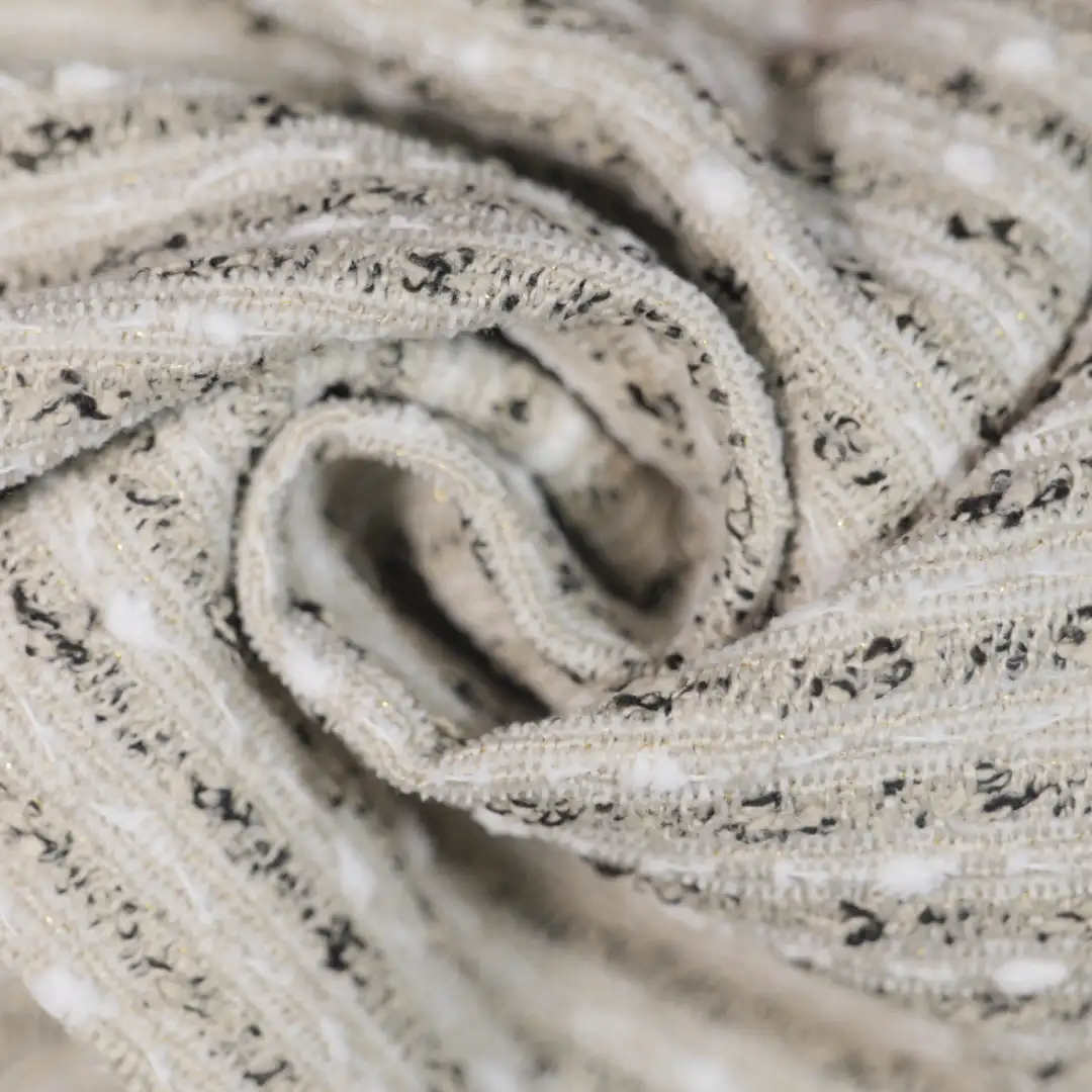 China Fabric for Trench Coat,Overcoat Chanel-Style Fabric Woolen Polyester Acrylic Wool Nylon black grey color buy from China wholesaler bulk order at wholesale price free worldwide shipping Alibaba