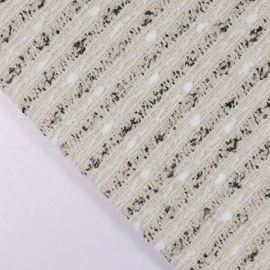 China Fabric for Trench Coat,Overcoat Chanel-Style Fabric Woolen Polyester Acrylic Wool Nylon black grey color buy from China wholesaler bulk order at wholesale price free worldwide shipping Alibaba