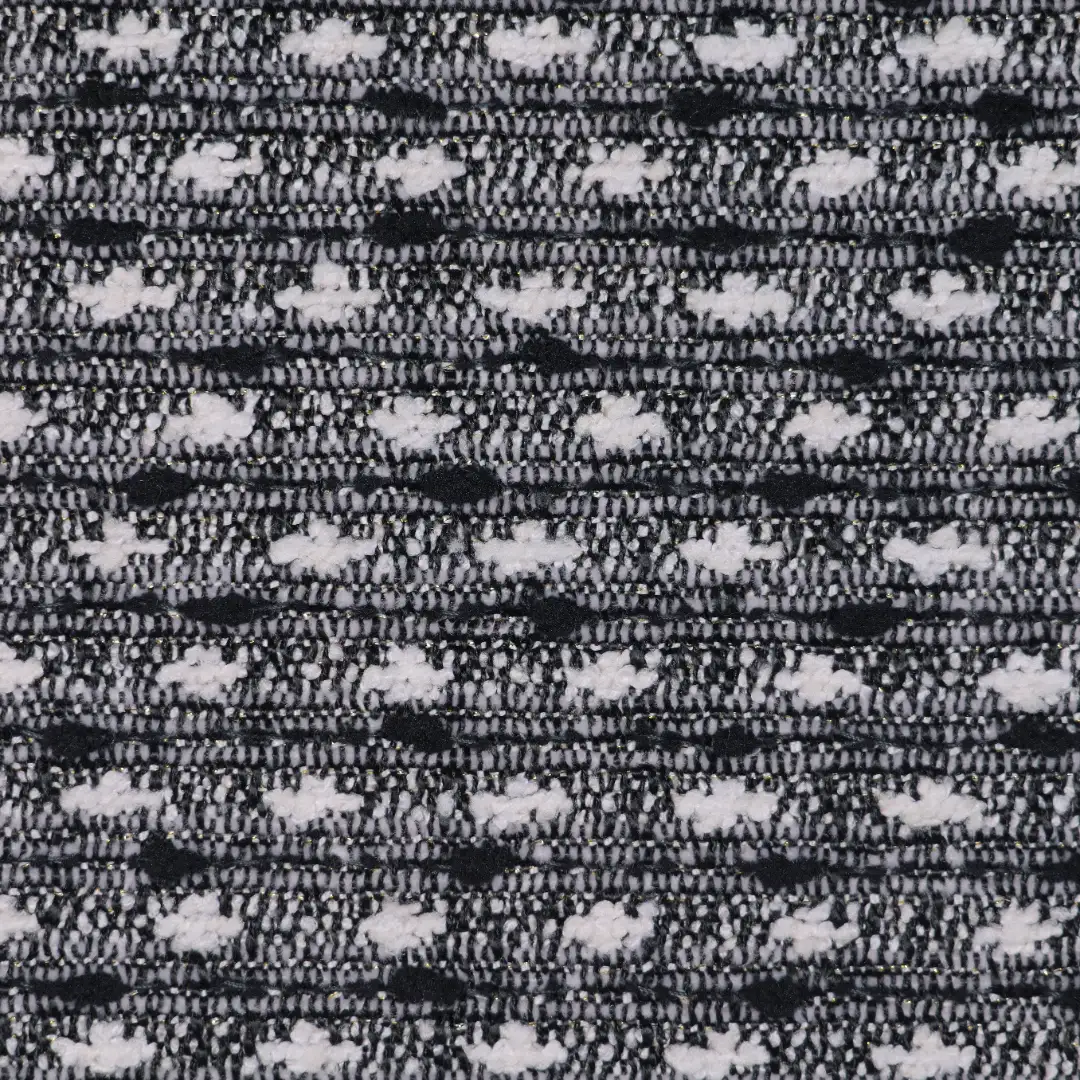 China Fabric for Skirt,Trench Coat Chanel-Style Fabric Woolen Polyester Acrylic Wool Nylon black color buy from China wholesaler bulk order at wholesale price free worldwide shipping Alibaba