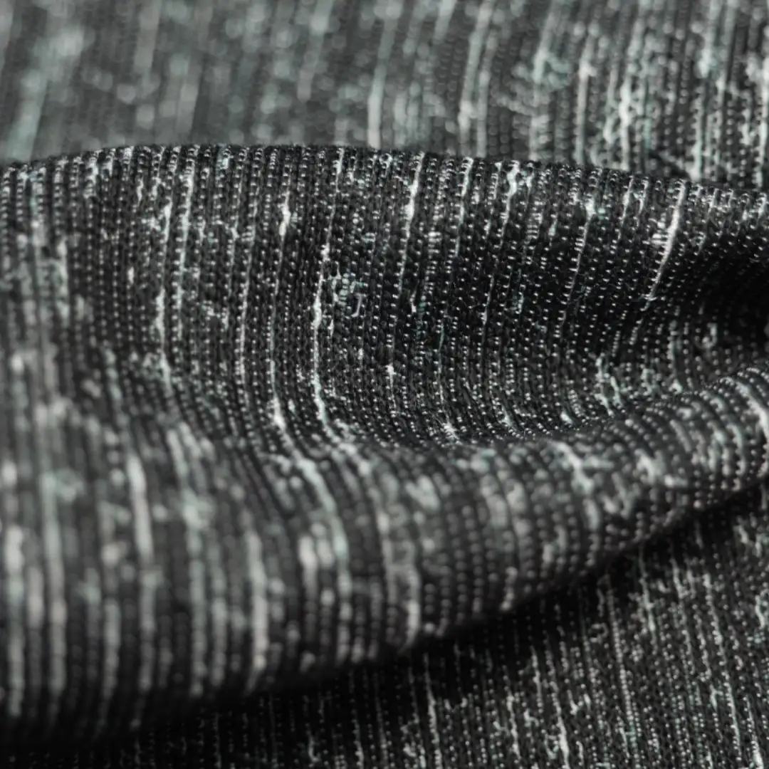 China Fabric for Skirt Chanel-Style Fabric Woolen Acrylic Polyester Rayon Wool Nylon black color buy from China wholesaler bulk order at wholesale price free worldwide shipping Alibaba