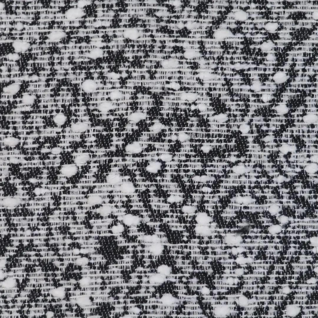 China Fabric for Jackets,Skirt Chanel-Style Fabric Woolen Acrylic Polyester Wool Nylon white black color buy from China wholesaler bulk order at wholesale price free worldwide shipping Alibaba