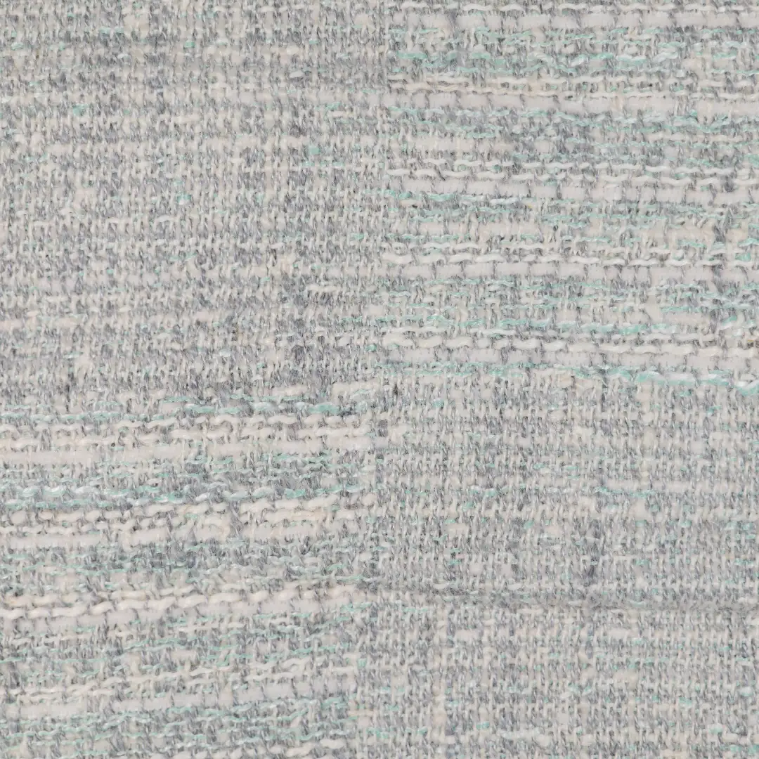 China Fabric for Jackets,Skirt Chanel-Style Fabric Woolen Polyester Rayon Linen blue color buy from China wholesaler bulk order at wholesale price free worldwide shipping Alibaba