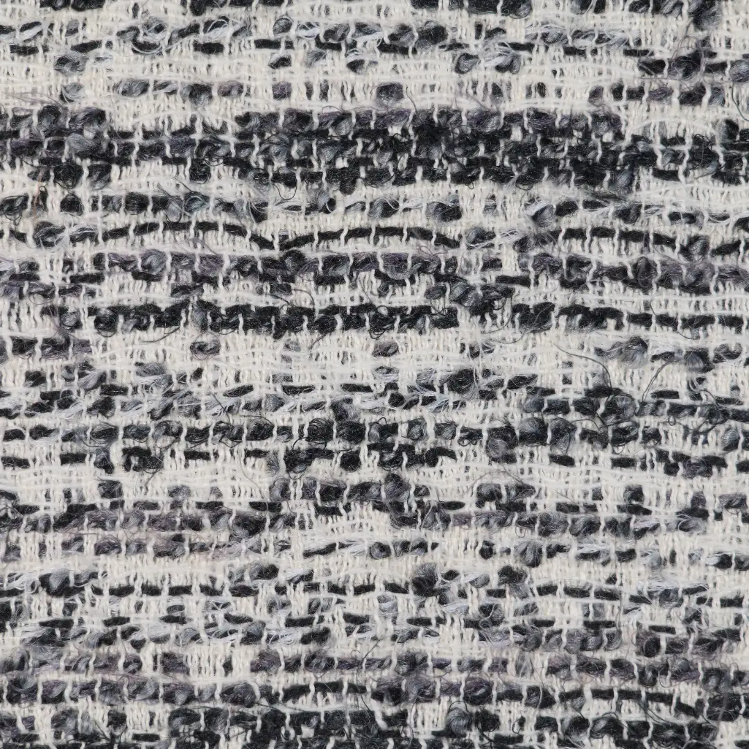 China Fabric for Jackets,Skirt Chanel-Style Fabric Woolen Polyester Acrylic Wool Nylon black color buy from China wholesaler bulk order at wholesale price free worldwide shipping Alibaba