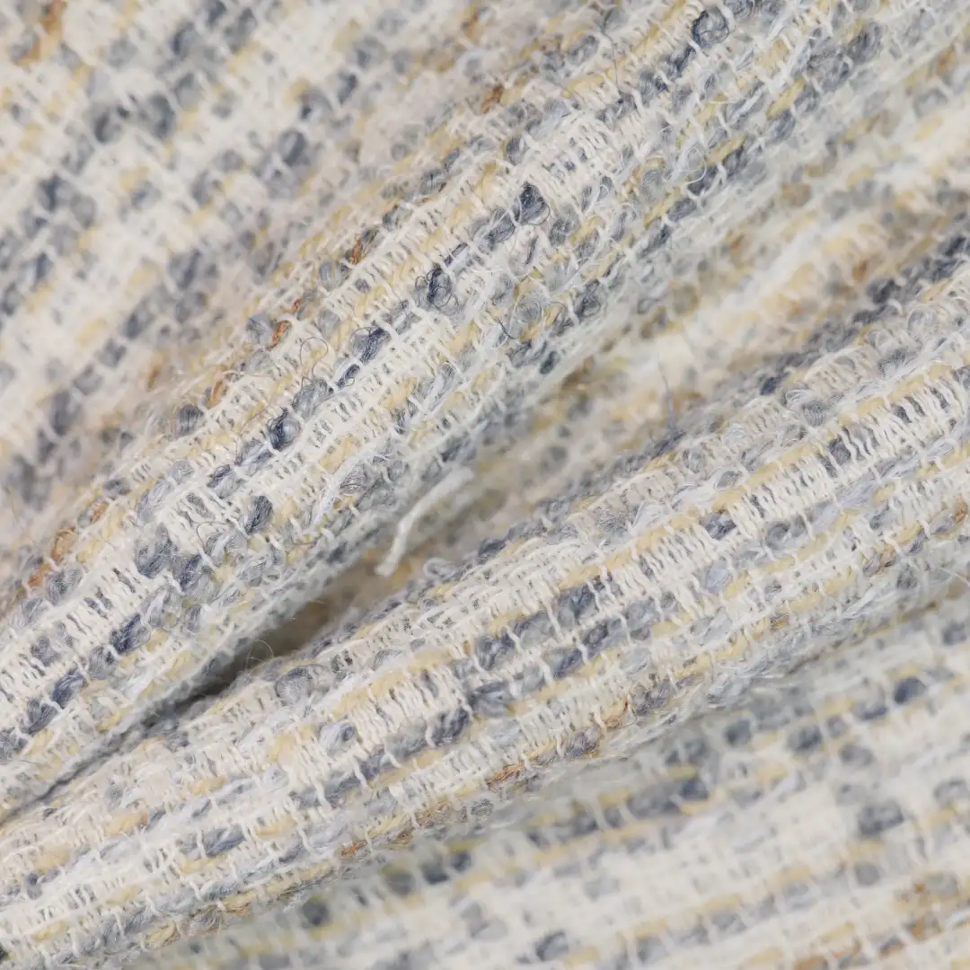 China Fabric for Jackets,Skirt Chanel-Style Fabric Woolen Polyester Acrylic Wool Nylon grey color buy from China wholesaler bulk order at wholesale price free worldwide shipping Alibaba