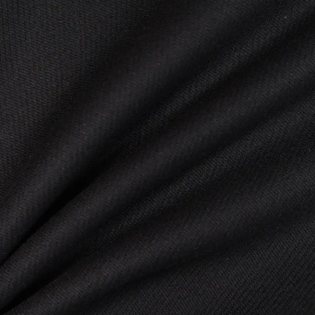 China Fabric for Jackets,Overcoat Ponte Roma Knit Fabric Polyester Rayon Acrylic BLACK color buy from China wholesaler bulk order at wholesale price free worldwide shipping Alibaba