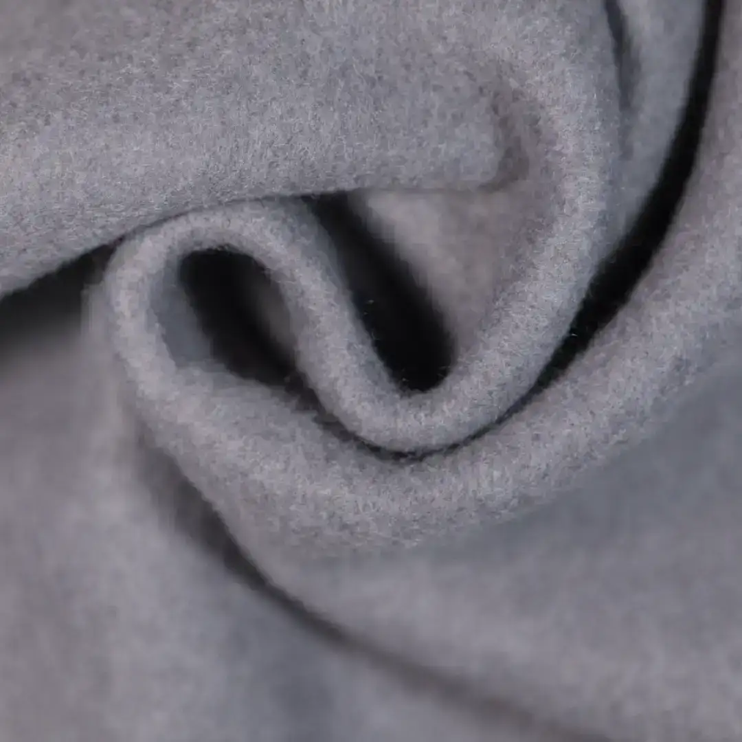 China Fabric for Jackets,Overcoat,Chest Pocket Collared Button Vest (Sweater) Woolen Overcoat Woolen Polyester grey color buy from China wholesaler bulk order at wholesale price free worldwide shipping Alibaba