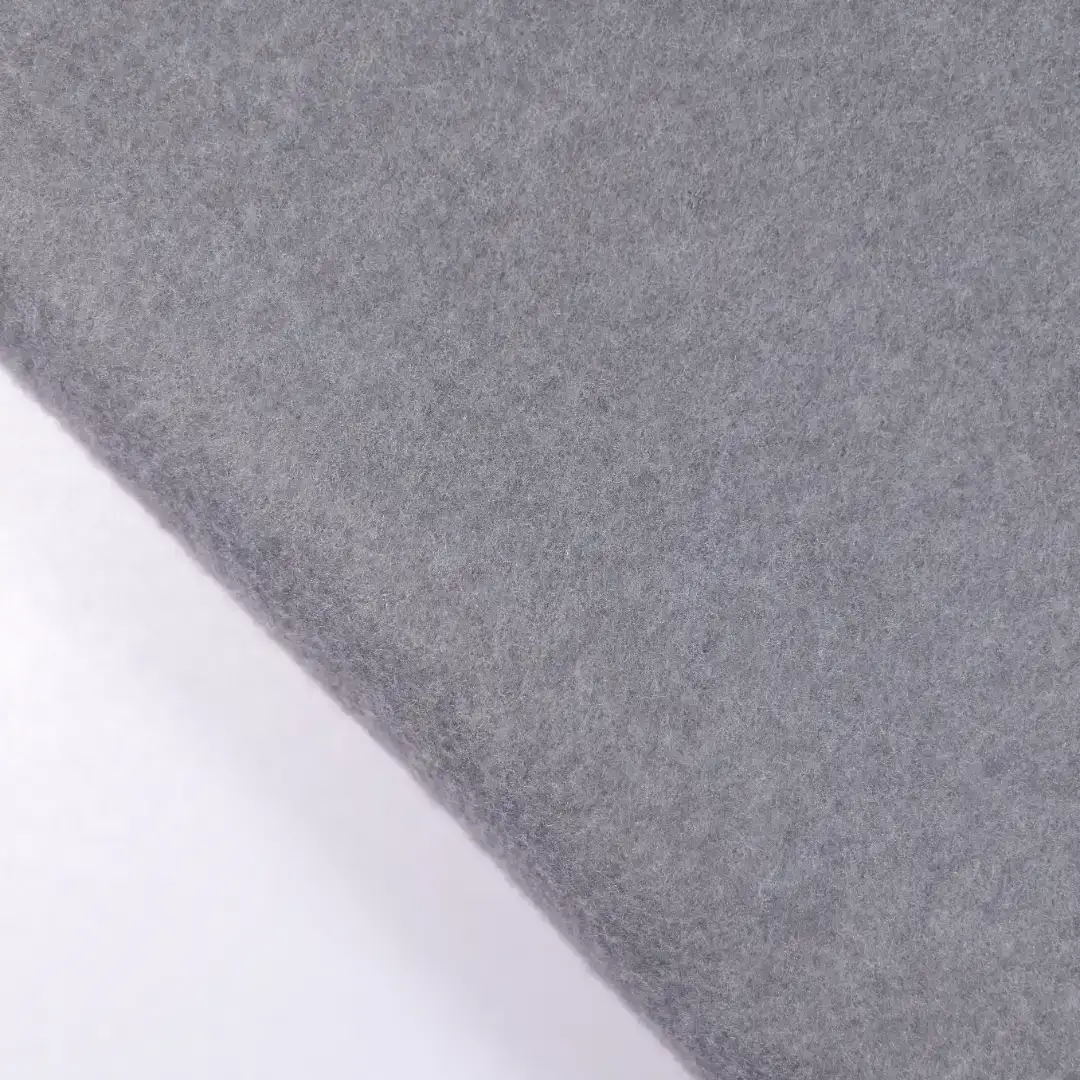 China Fabric for Jackets,Overcoat,Chest Pocket Collared Button Vest (Sweater) Woolen Overcoat Woolen Polyester grey color buy from China wholesaler bulk order at wholesale price free worldwide shipping Alibaba