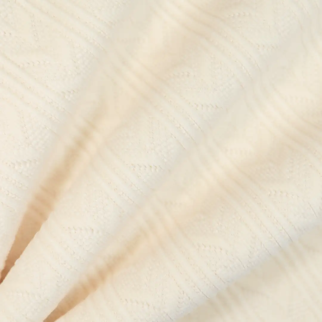 China Fabric for Strap Midi Dress,Long Sleeve Base Layer Top Jacquard Knit Fabric Polyester rice color buy from China wholesaler bulk order at wholesale price free worldwide shipping Alibaba