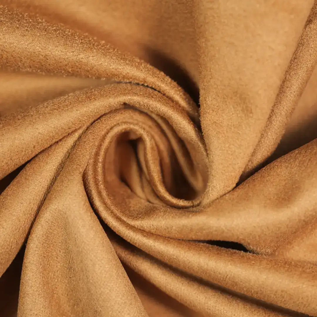 China Fabric for Pants,Jackets,Open-Front Coat Woven Suede Synthetic Woven Fabric Polyester COFFEE color buy from China wholesaler bulk order at wholesale price free worldwide shipping Alibaba