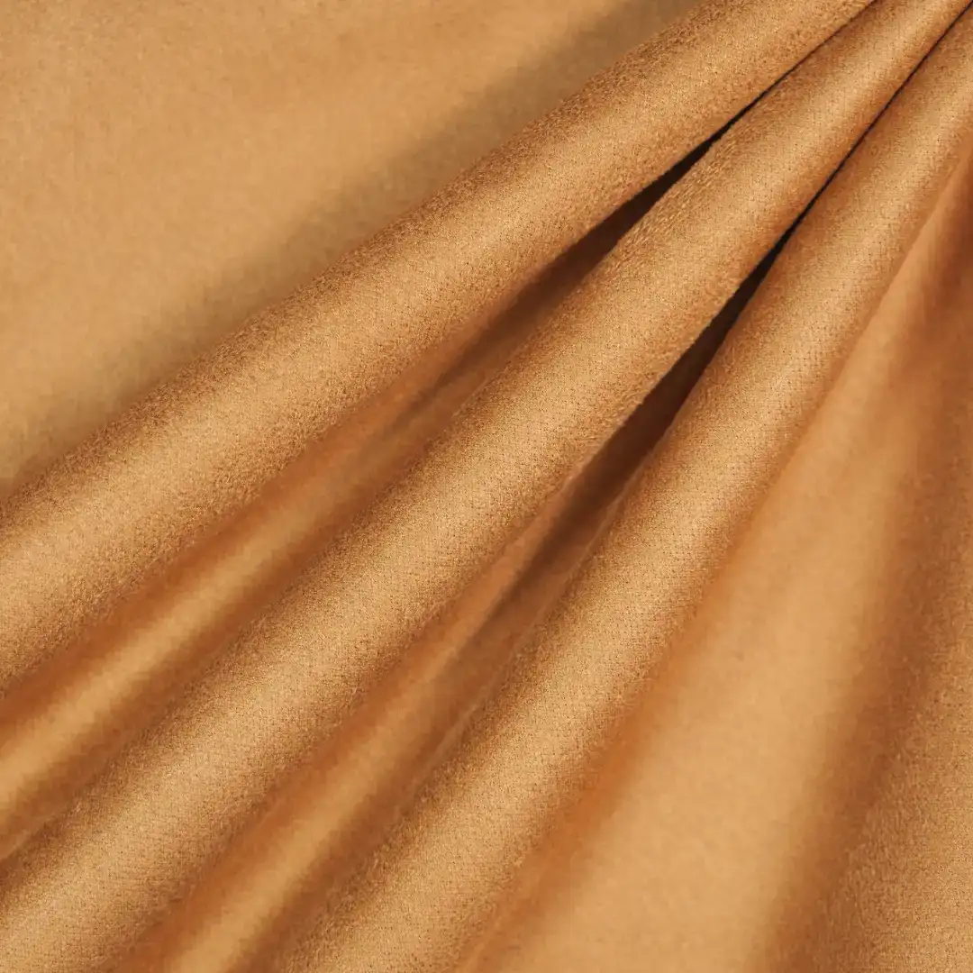 China Fabric for Pants,Jackets,Open-Front Coat Woven Suede Synthetic Woven Fabric Polyester COFFEE color buy from China wholesaler bulk order at wholesale price free worldwide shipping Alibaba