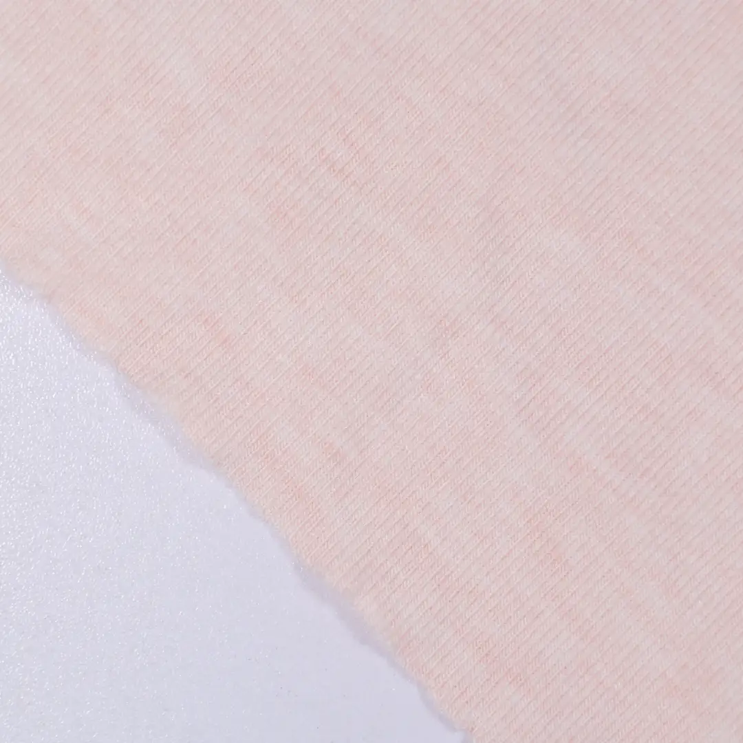 China Fabric for Skirt,Hoodie,Irregular Cami,Kids Ruffle Capri Pants,Elasticated Waistband Culotte-style Trousers Single Jersey Knit Fabric Rayon Polyester Polyamide Spandex light pink color buy from China wholesaler bulk order at wholesale price free worldwide shipping Alibaba