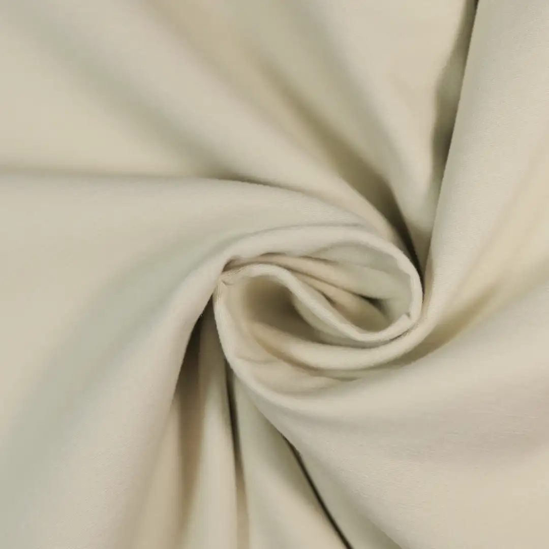 China Fabric for Shirt,Skirt,Cropped V-Neck Shirt Poplin Natural Woven Fabric Cotton light coffee color buy from China wholesaler bulk order at wholesale price free worldwide shipping Alibaba