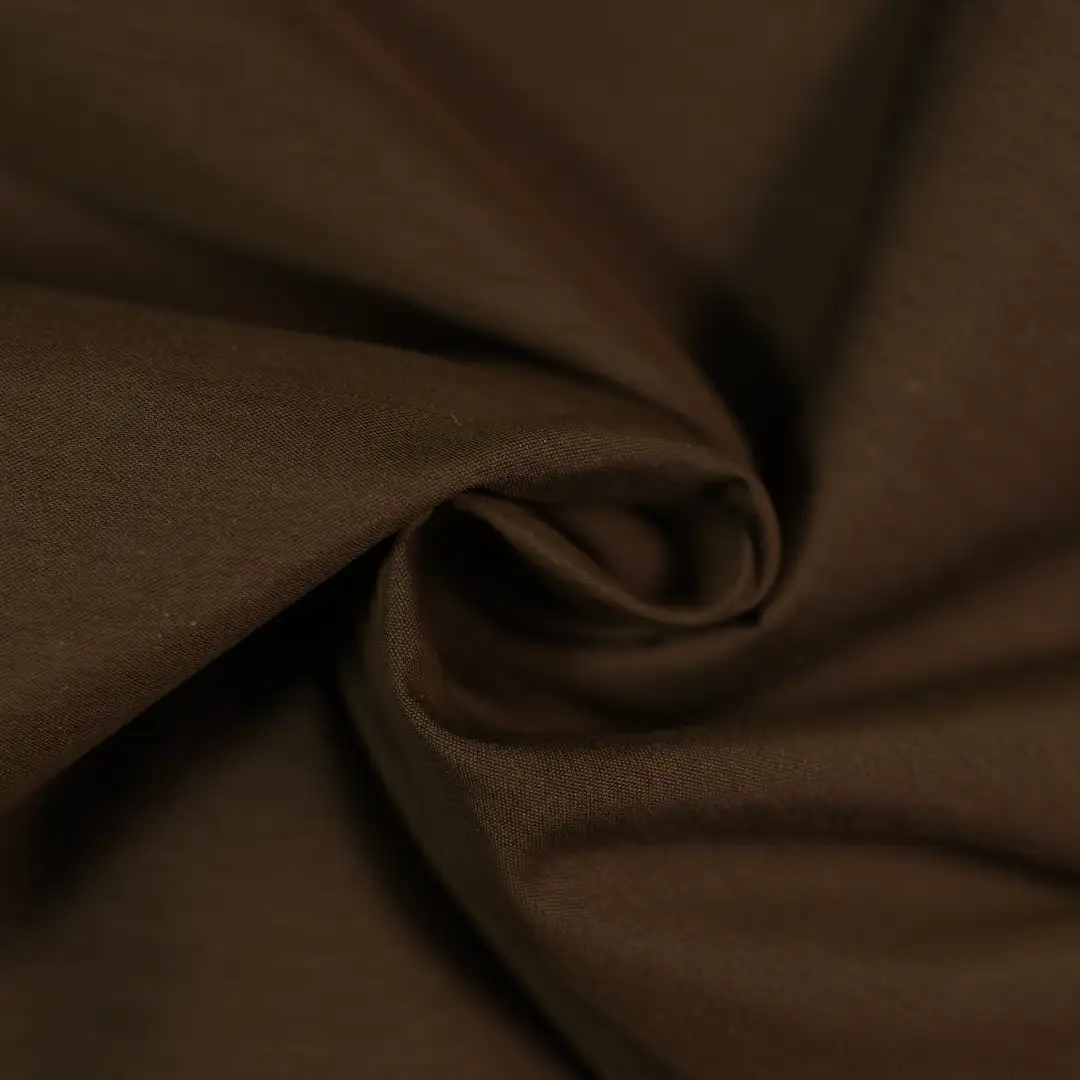 China Fabric for Shirt,Sleeveless Corset Midi Dress Nylon/Cotton Plain Woven Blended Fabric Cotton Nylon brown color buy from China wholesaler bulk order at wholesale price free worldwide shipping Alibaba