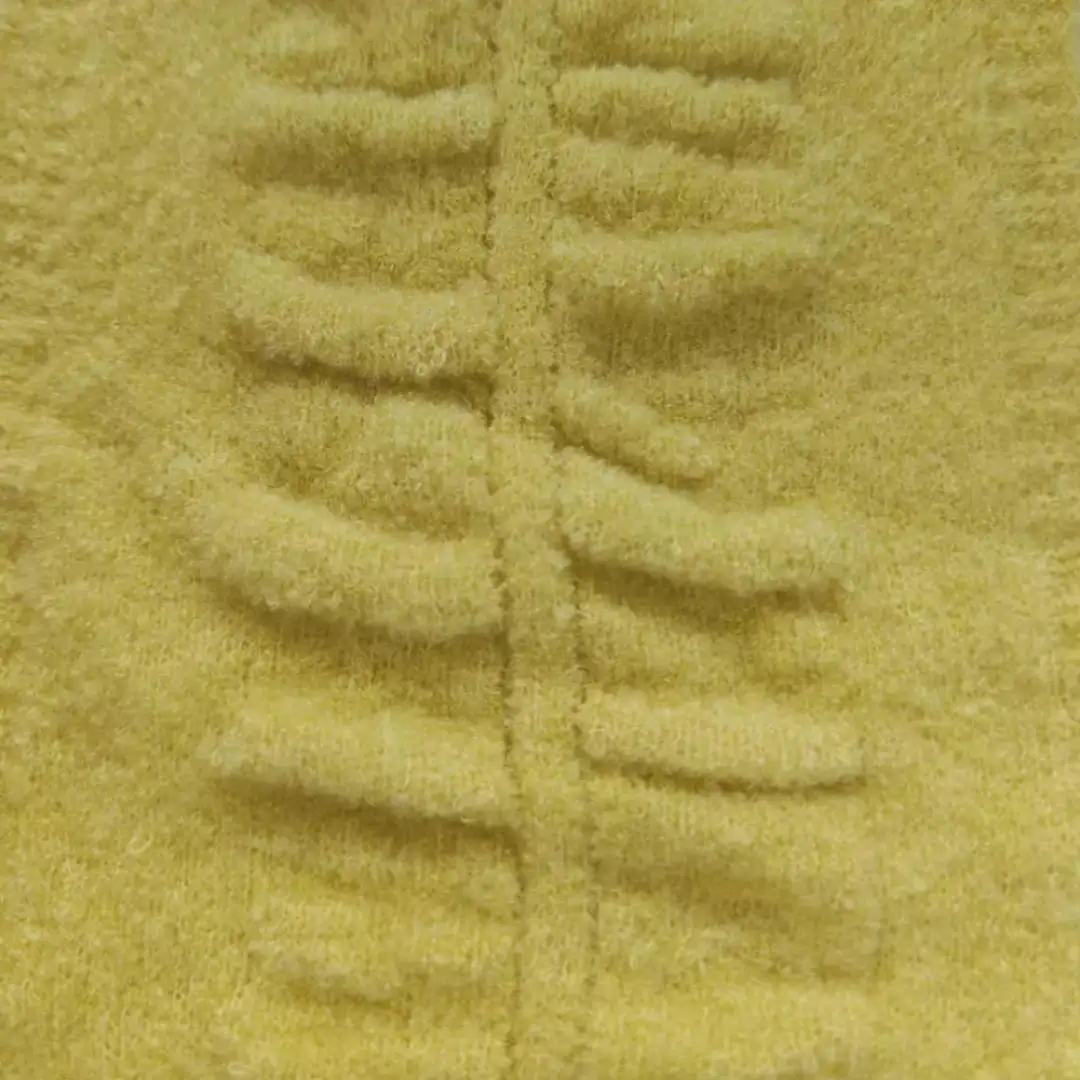 China Yarn for Open Cardigan (Sweater),Skirt (Sweater),Sweatshirt Boucle Yarn Fancy Yarn Wool Acrylic Nylon Spandex yellow，brown color buy from China wholesaler bulk order at wholesale price free worldwide shipping Alibaba