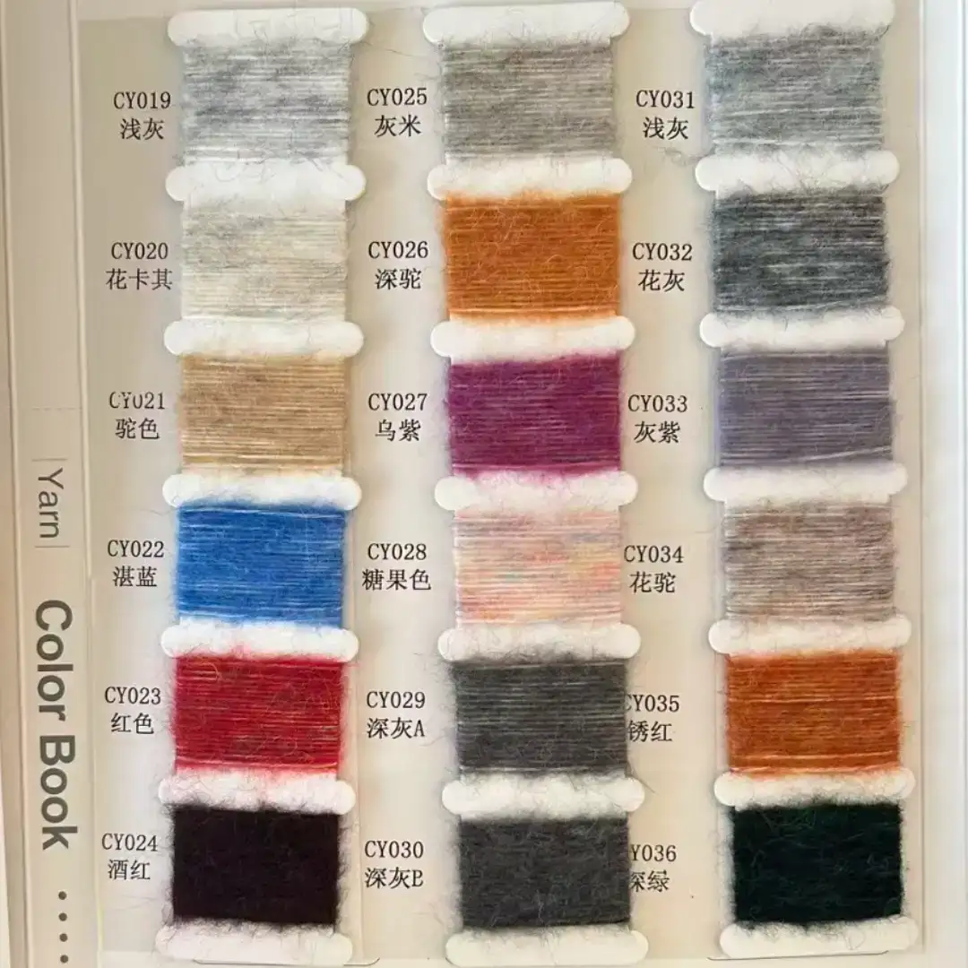China Yarn for Open Cardigan (Sweater),Full-Zipper Cardigan (Sweater),Half-Zipper Cardigan (Sweater),Sweatshirt Air Spun Yarn Fancy Yarn Wool Nylon Polyester Recycled Polyester violet color buy from China wholesaler bulk order at wholesale price free worldwide shipping Alibaba