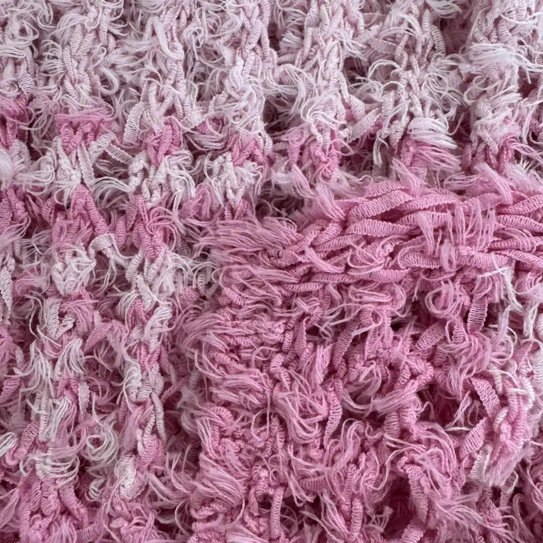 China Yarn for Ladies Vest (Sweater),Open Cardigan (Sweater),Full-Zipper Cardigan (Sweater),Crop Top Pullover (Sweater),Tie-Front Top (Sweater) Flat Tape Yarn Fancy Yarn BCI Cotton Nylon pink color buy from China wholesaler bulk order at wholesale price free worldwide shipping Alibaba