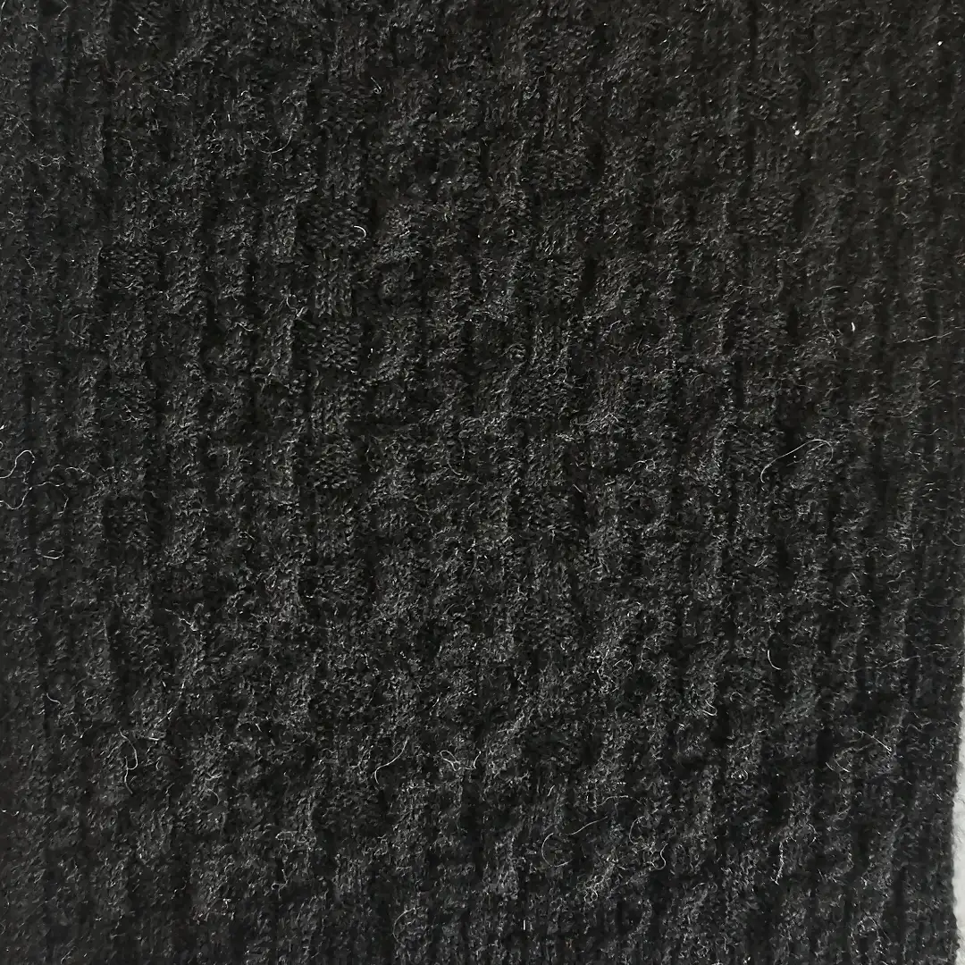 China Yarn for Ladies Vest (Sweater),Open Cardigan (Sweater),Half-Zipper Cardigan (Sweater),Round Neck Pullover (Sweater),Crew Neck Pullover (Sweater) Mossy Yarn Fancy Yarn Polyester Spandex Black/Orange color buy from China wholesaler bulk order at wholesale price free worldwide shipping Alibaba