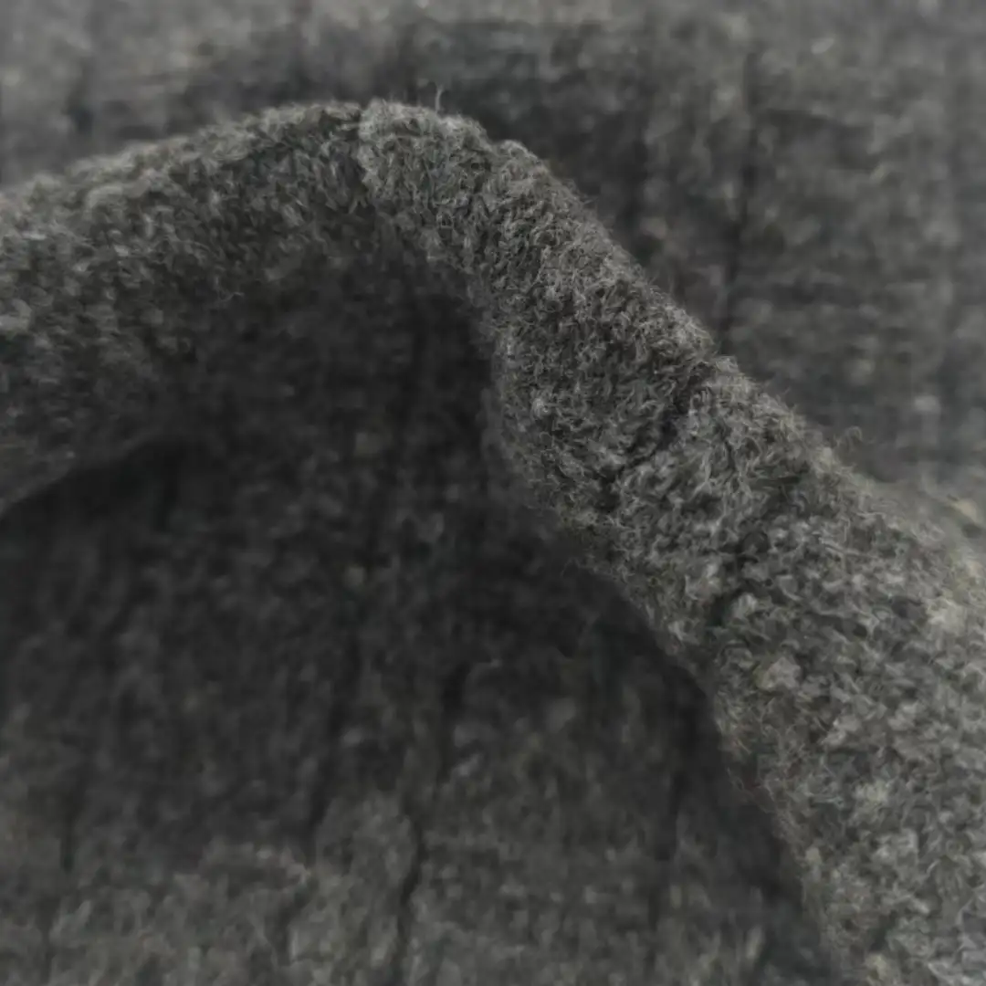 China Yarn for Open Cardigan (Sweater),Full-Zipper Cardigan (Sweater),Half-Zipper Cardigan (Sweater),Shirt Long Sleeve Button (Sweater) Mossy Yarn Fancy Yarn Recycled Polyester Polyester Spandex Dark gray color buy from China wholesaler bulk order at wholesale price free worldwide shipping Alibaba