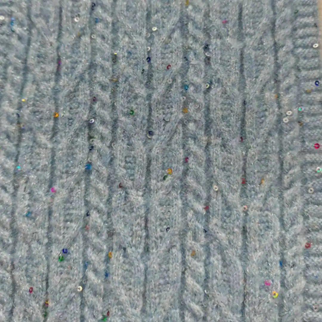 China Yarn for Full-Zipper Cardigan (Sweater),Half-Zipper Cardigan (Sweater),Shirt Half Sleeve Button (Sweater) Mossy Yarn Fancy Yarn Recycled Polyester Recycled Nylon Recycled Acrylic RWS Wool Lurex Spandex Blue color buy from China wholesaler bulk order at wholesale price free worldwide shipping Alibaba