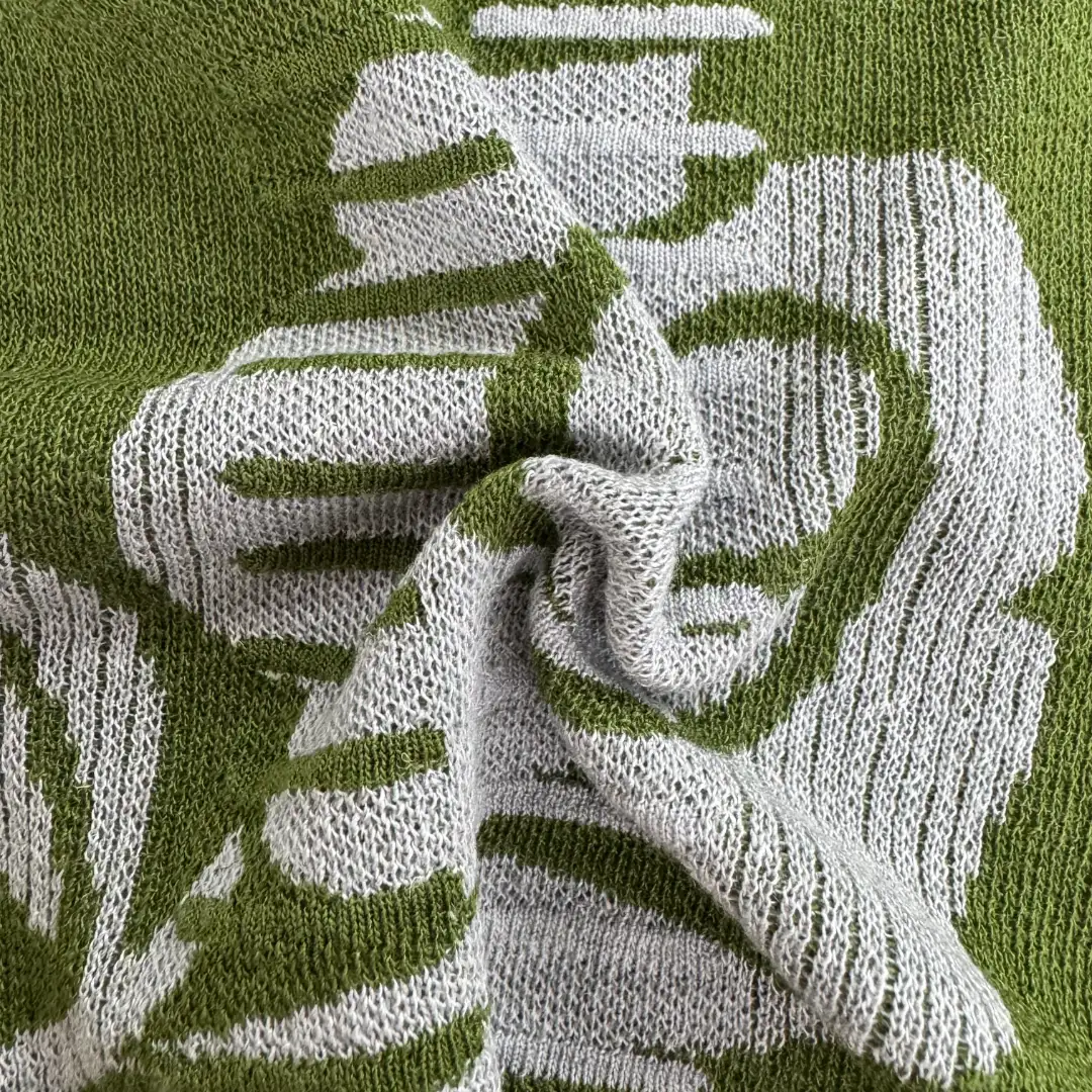 China Yarn for Open Cardigan (Sweater),Half-Zipper Cardigan (Sweater),Crew Neck Pullover (Sweater),U-Neck Cardigan (Sweater) Semi-Worsted Spun Regular Yarn Viscose Recycled Polyester Green color buy from China wholesaler bulk order at wholesale price free worldwide shipping Alibaba