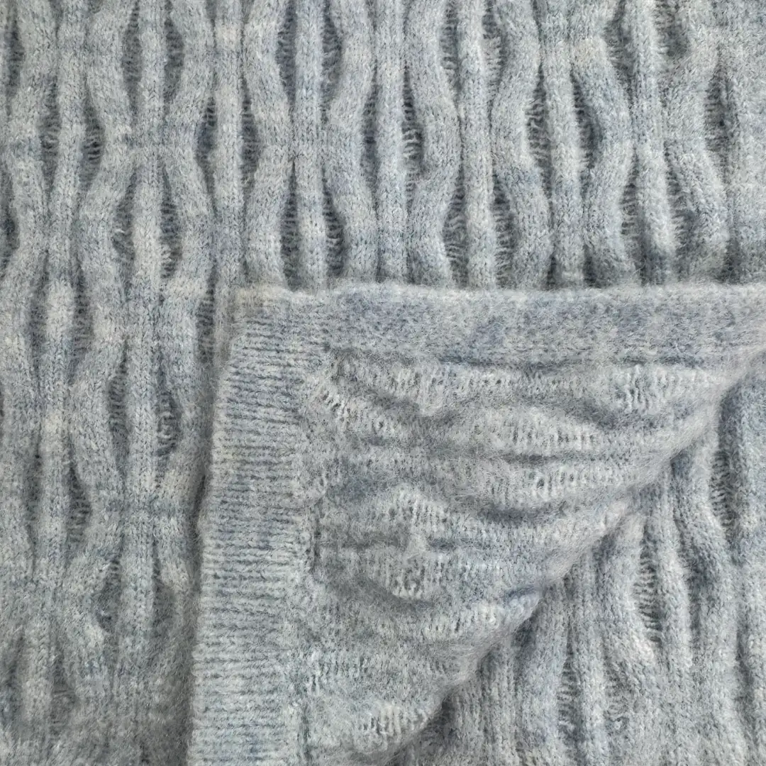 China Yarn for Ladies Vest (Sweater),Open Cardigan (Sweater),Half-Zipper Cardigan (Sweater),Roll Neck Jumper (Sweater),U-Neck Cardigan (Sweater) Mossy Yarn Fancy Yarn Recycled Polyester Nylon Acrylic Wool Spandex blue color buy from China wholesaler bulk order at wholesale price free worldwide shipping Alibaba