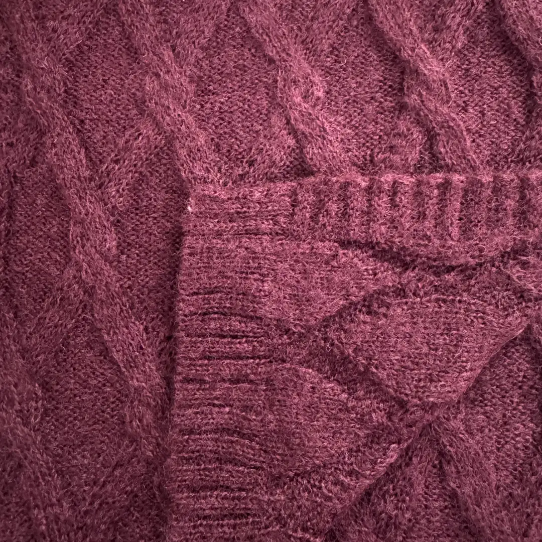 China Yarn for Men’s Vest (Sweater),Open Cardigan (Sweater),Half-Zipper Cardigan (Sweater),U-Neck Cardigan (Sweater) Mossy Yarn Fancy Yarn Nylon Acrylic Wool Burgundy color buy from China wholesaler bulk order at wholesale price free worldwide shipping Alibaba