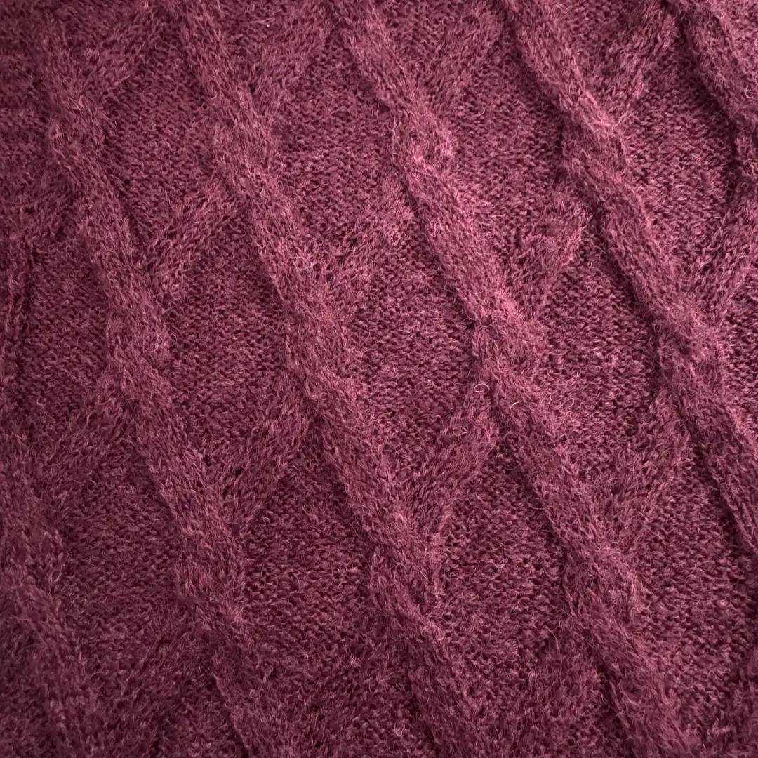 China Yarn for Men’s Vest (Sweater),Open Cardigan (Sweater),Half-Zipper Cardigan (Sweater),U-Neck Cardigan (Sweater) Mossy Yarn Fancy Yarn Nylon Acrylic Wool Burgundy color buy from China wholesaler bulk order at wholesale price free worldwide shipping Alibaba