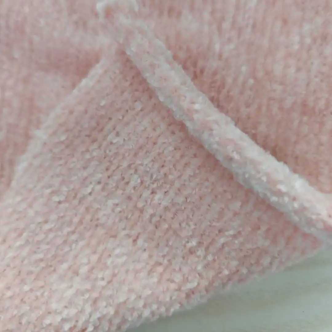 China Yarn for Open Cardigan (Sweater),Full-Zipper Cardigan (Sweater),Half-Zipper Cardigan (Sweater),Shirt Long Sleeve Button (Sweater) Shiny Chenille Fancy Yarn Polyester pink color buy from China wholesaler bulk order at wholesale price free worldwide shipping Alibaba
