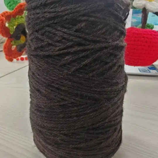 China Yarn for Open Cardigan (Sweater),Full-Zipper Cardigan (Sweater),Half-Zipper Cardigan (Sweater),Shirt Long Sleeve Button (Sweater) Woollen Spun Regular Yarn Recycled Polyester Acrylic PBT Nylon brown color buy from China wholesaler bulk order at wholesale price free worldwide shipping Alibaba