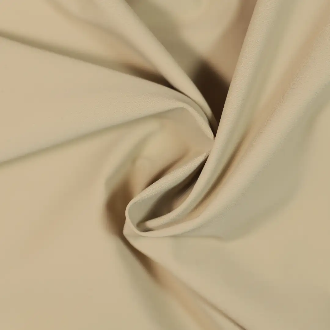 China Fabric for Shirt Four-way Stretch (Bi-Stretch) Woven Blended Fabric Nylon Spandex Khaki color buy from China wholesaler bulk order at wholesale price free worldwide shipping Alibaba