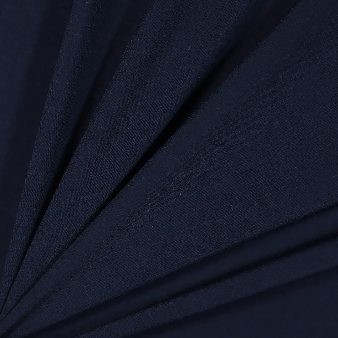 China Fabric for Suit Trouser,Blazer,Suit Nylon/Cotton Plain Woven Blended Fabric Nylon Cotton Spandex Dark blue color buy from China wholesaler bulk order at wholesale price free worldwide shipping Alibaba