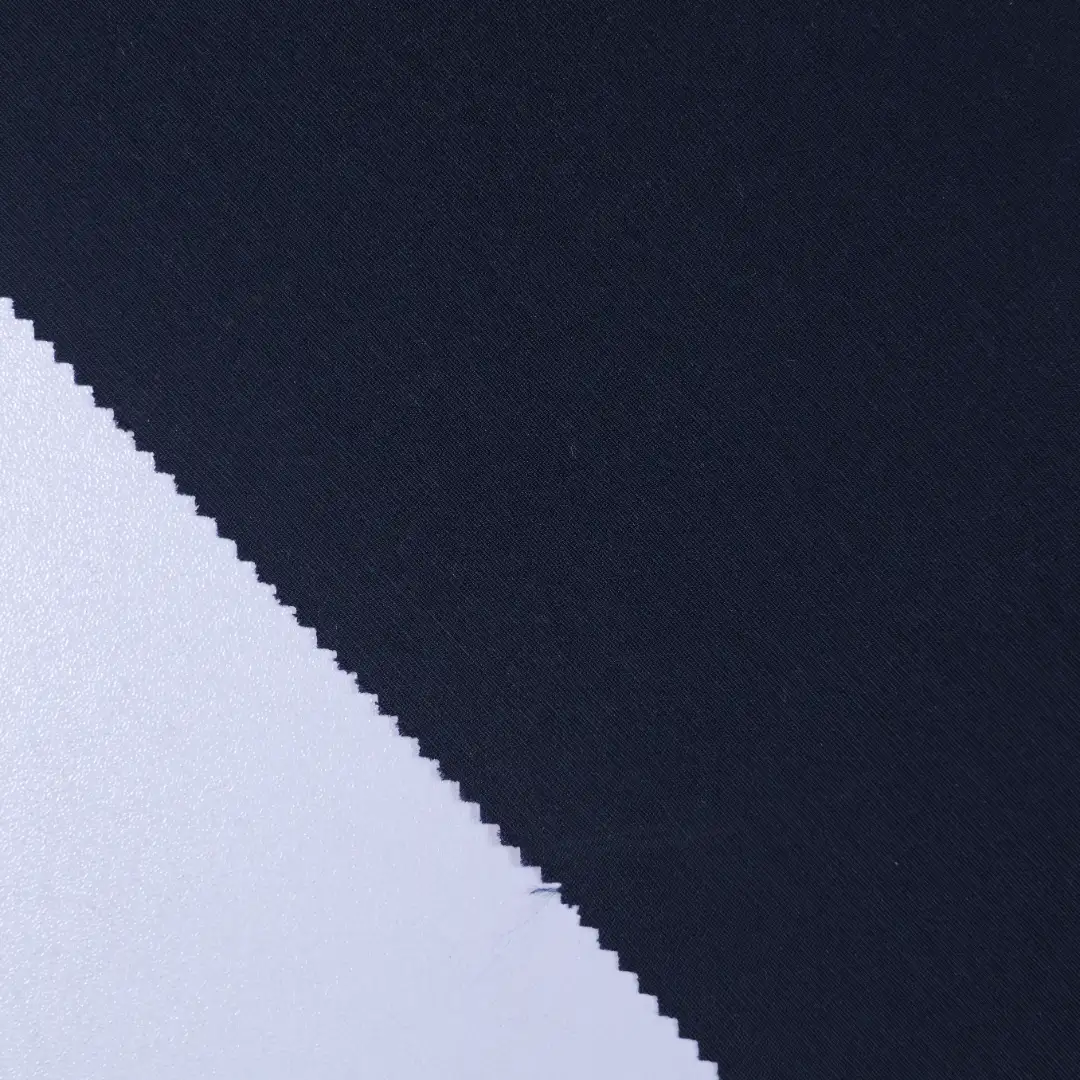 China Fabric for Suit Trouser,Blazer,Suit Nylon/Cotton Plain Woven Blended Fabric Nylon Cotton Spandex Dark blue color buy from China wholesaler bulk order at wholesale price free worldwide shipping Alibaba