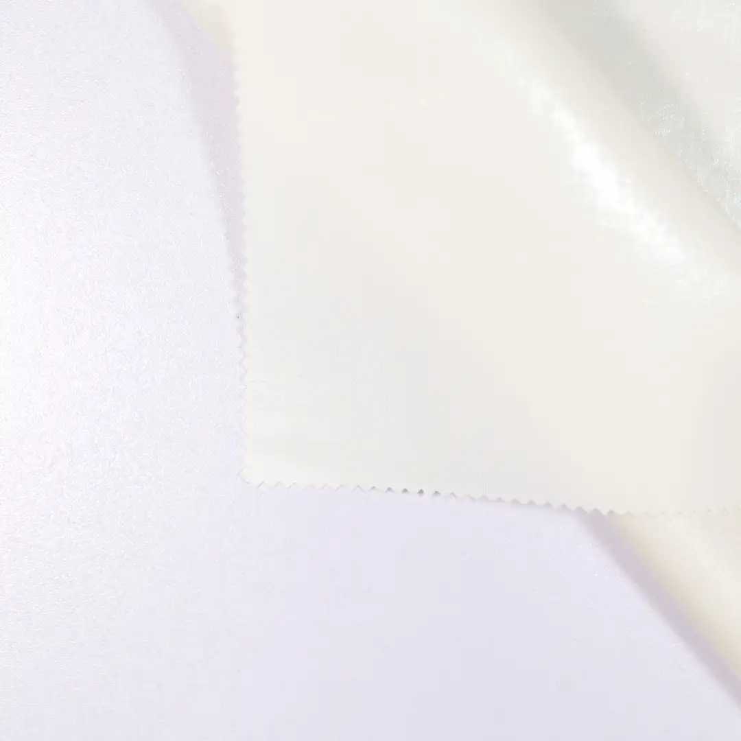 China Fabric for Down Jacket,Padded Jacket Polyester Taffeta Synthetic Woven Fabric Polyester Milky white color buy from China wholesaler bulk order at wholesale price free worldwide shipping Alibaba