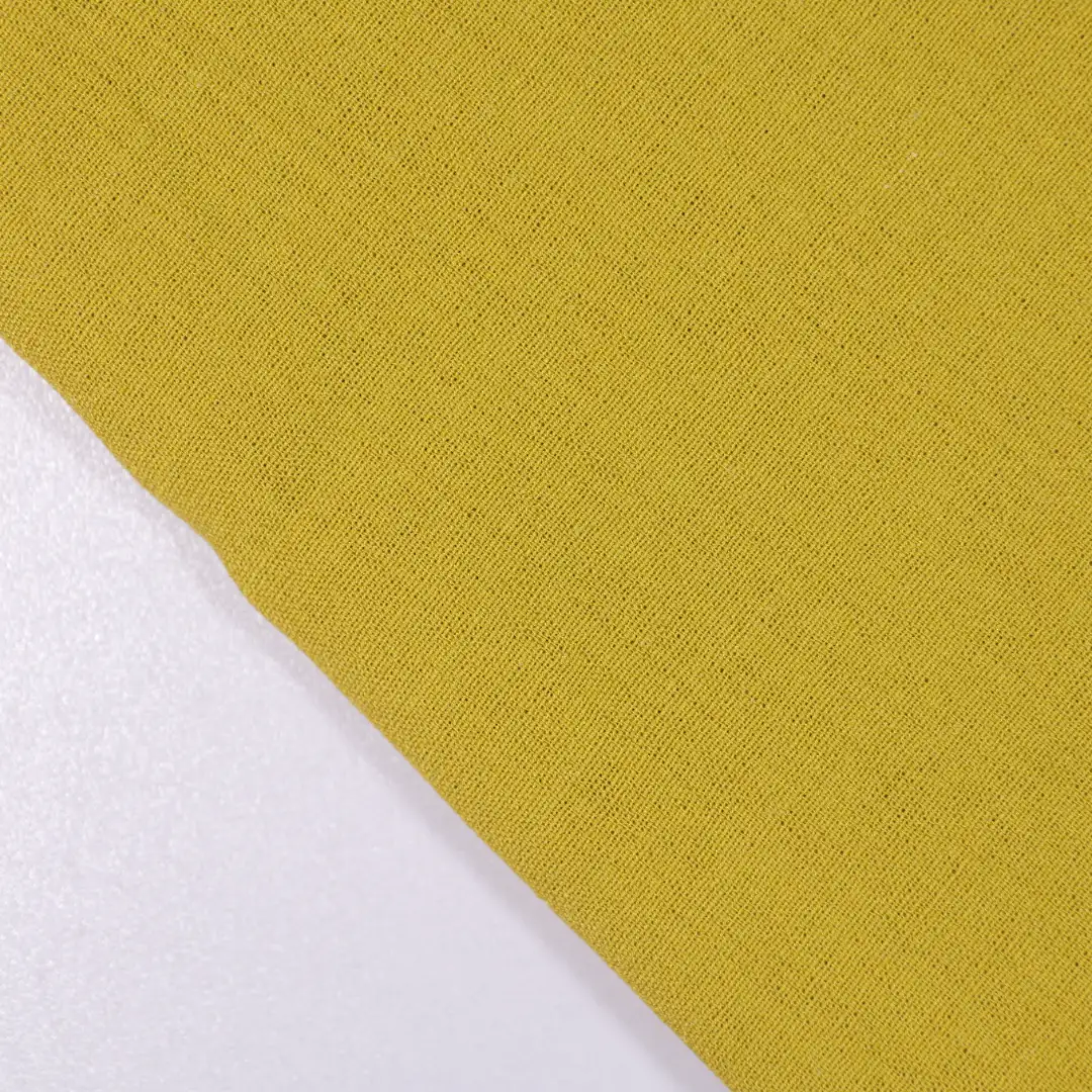 China Fabric for Shirt,Skirt,Gathered Strappy Mini Dress,Kids Overalls Dress Cotton Plain Natural Woven Fabric Polyester Rayon Flax yellow color buy from China wholesaler bulk order at wholesale price free worldwide shipping Alibaba