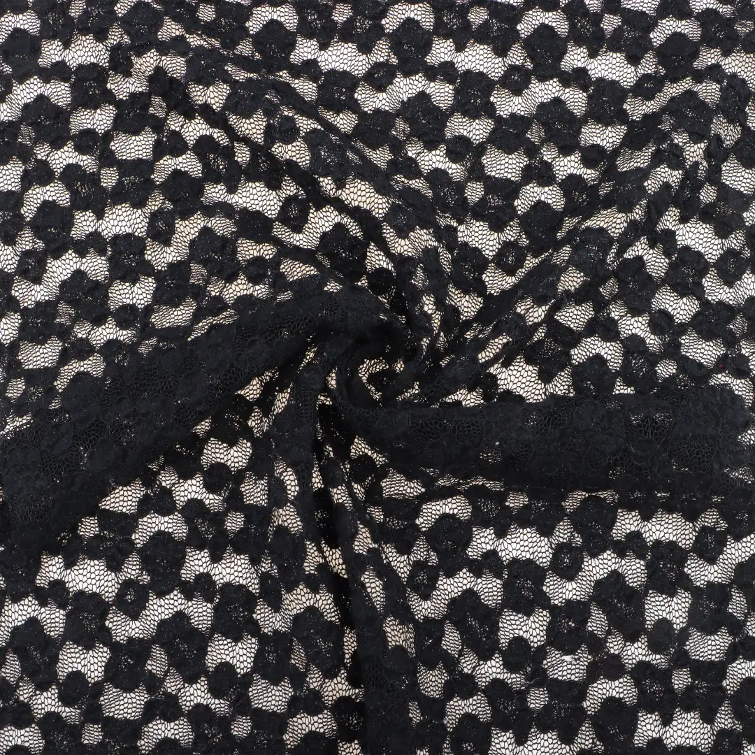 China Fabric for Tank Top,Crop Top,Lingerie,Skirt Lace Knit Fabric Nylon Cotton Spandex white、black、apricot、pink and black、date red color buy from China wholesaler bulk order at wholesale price free worldwide shipping Alibaba
