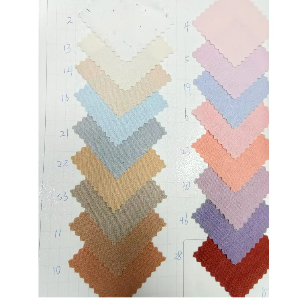 China Fabric for Shirt,Skirt,Backless Beach Dress Crepe Synthetic Woven Fabric Polyester RICE color buy from China wholesaler bulk order at wholesale price free worldwide shipping Alibaba