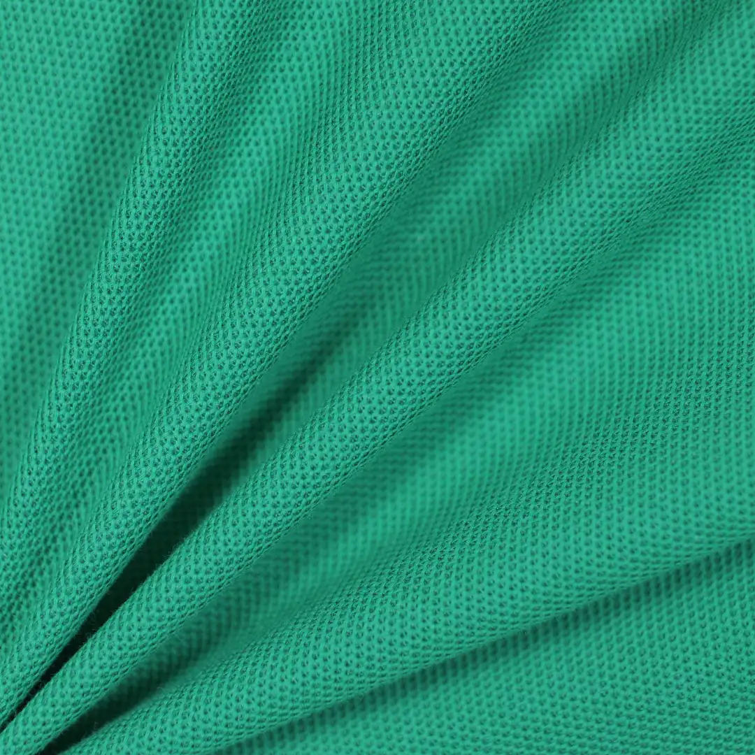 China Fabric for T-Shirt,Polo Shirt Pique Knit Fabric Cotton Polyester blue color buy from China wholesaler bulk order at wholesale price free worldwide shipping Alibaba