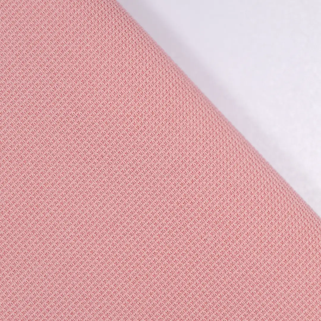 China Fabric for Skirt,Backless Beach Dress Waffle Knit Fabric Polyester Spandex pink color buy from China wholesaler bulk order at wholesale price free worldwide shipping Alibaba