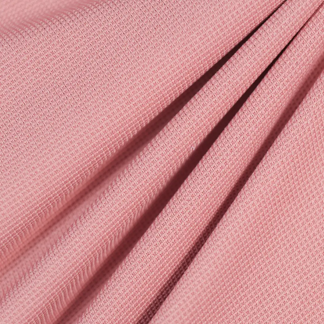 China Fabric for Skirt,Backless Beach Dress Waffle Knit Fabric Polyester Spandex pink color buy from China wholesaler bulk order at wholesale price free worldwide shipping Alibaba