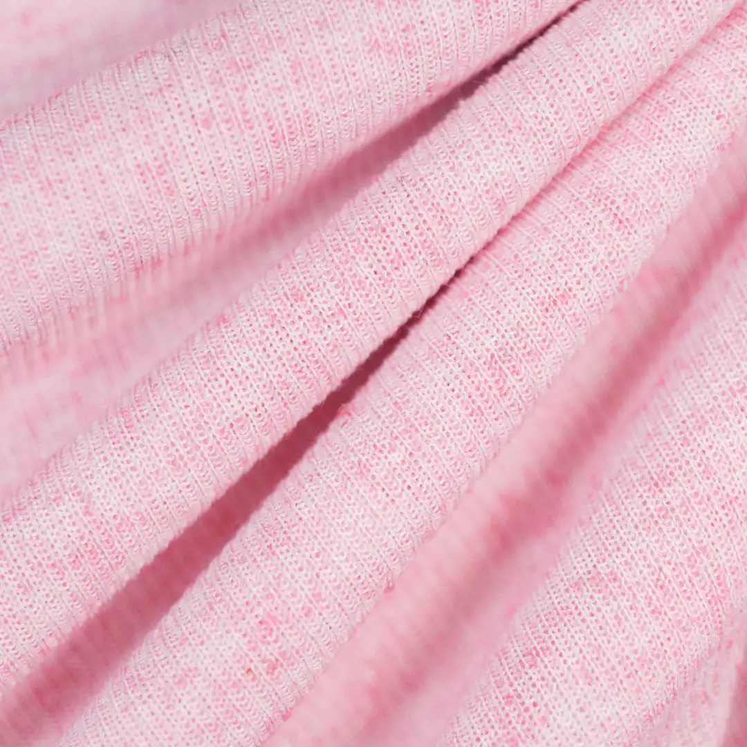 China Fabric for Skirt,Backless Beach Dress Single Jersey Knit Fabric Polyester Linen pink color buy from China wholesaler bulk order at wholesale price free worldwide shipping Alibaba