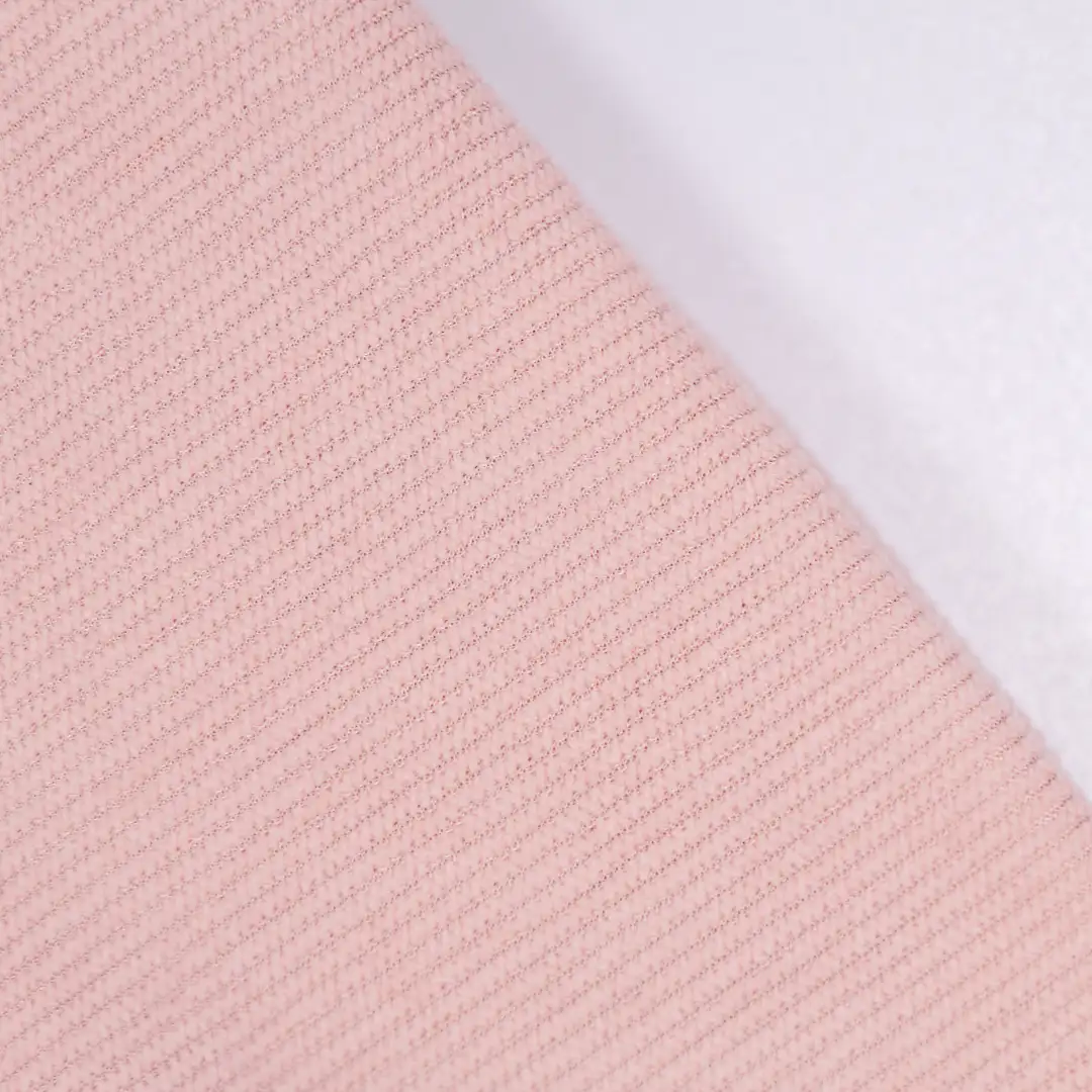 China Fabric for Skirt,Backless Beach Dress Rib Knit Fabric Polyester pink color buy from China wholesaler bulk order at wholesale price free worldwide shipping Alibaba