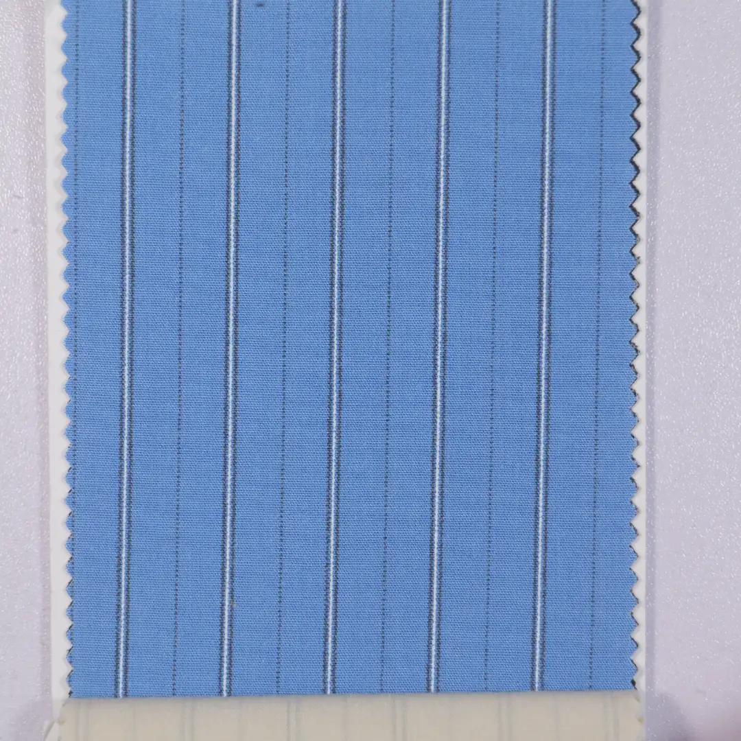 China Fabric for Shirt,Skirt Yarn Dyed Stripe Woven Blended Fabric Cotton Lyocell Rayon Nylon blue color buy from China wholesaler bulk order at wholesale price free worldwide shipping Alibaba