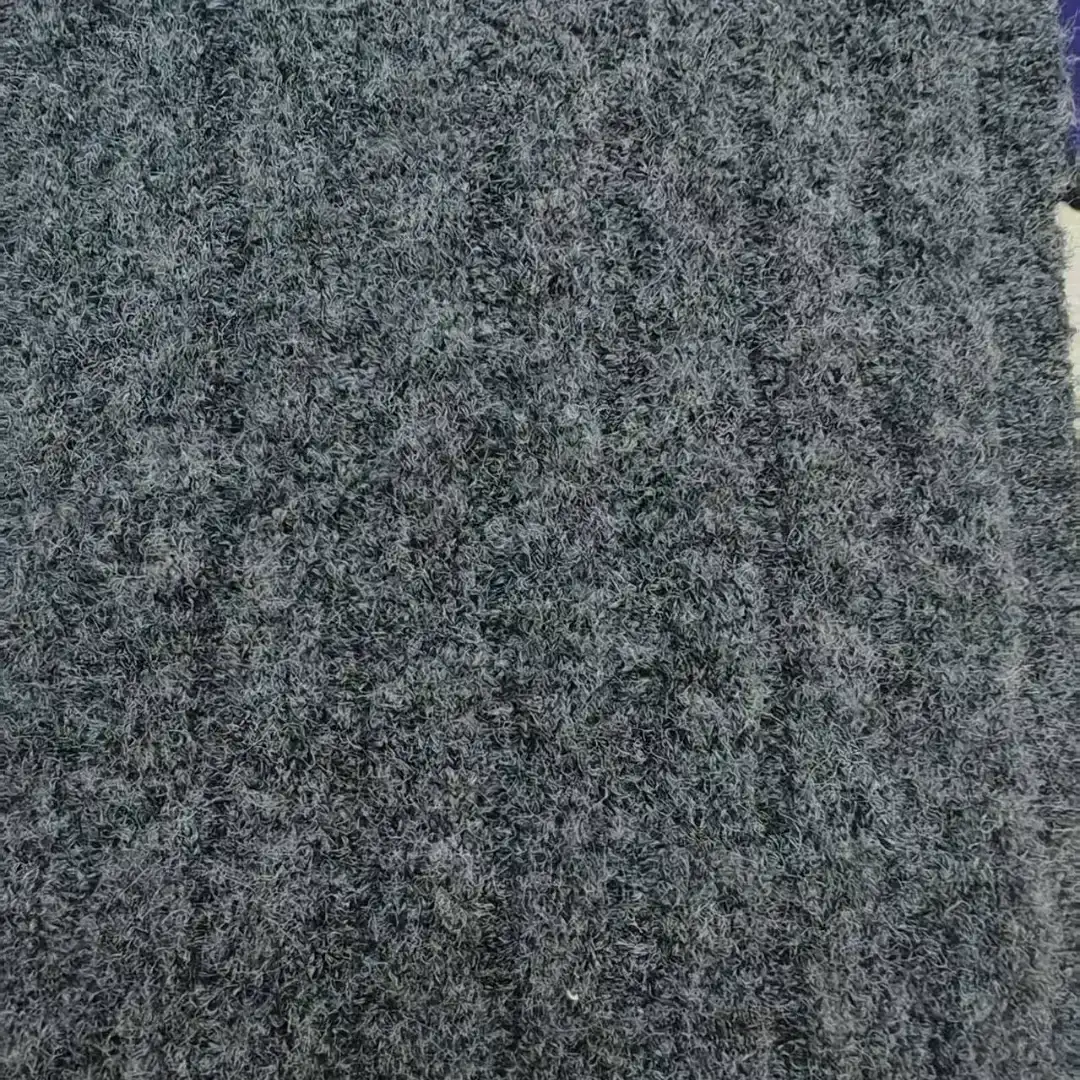China Yarn for Hoodie,Open Cardigan (Sweater),Half-Zipper Cardigan (Sweater) Mossy Yarn Fancy Yarn Recycled Polyester RWS Wool Spandex Dark grey color buy from China wholesaler bulk order at wholesale price free worldwide shipping Alibaba