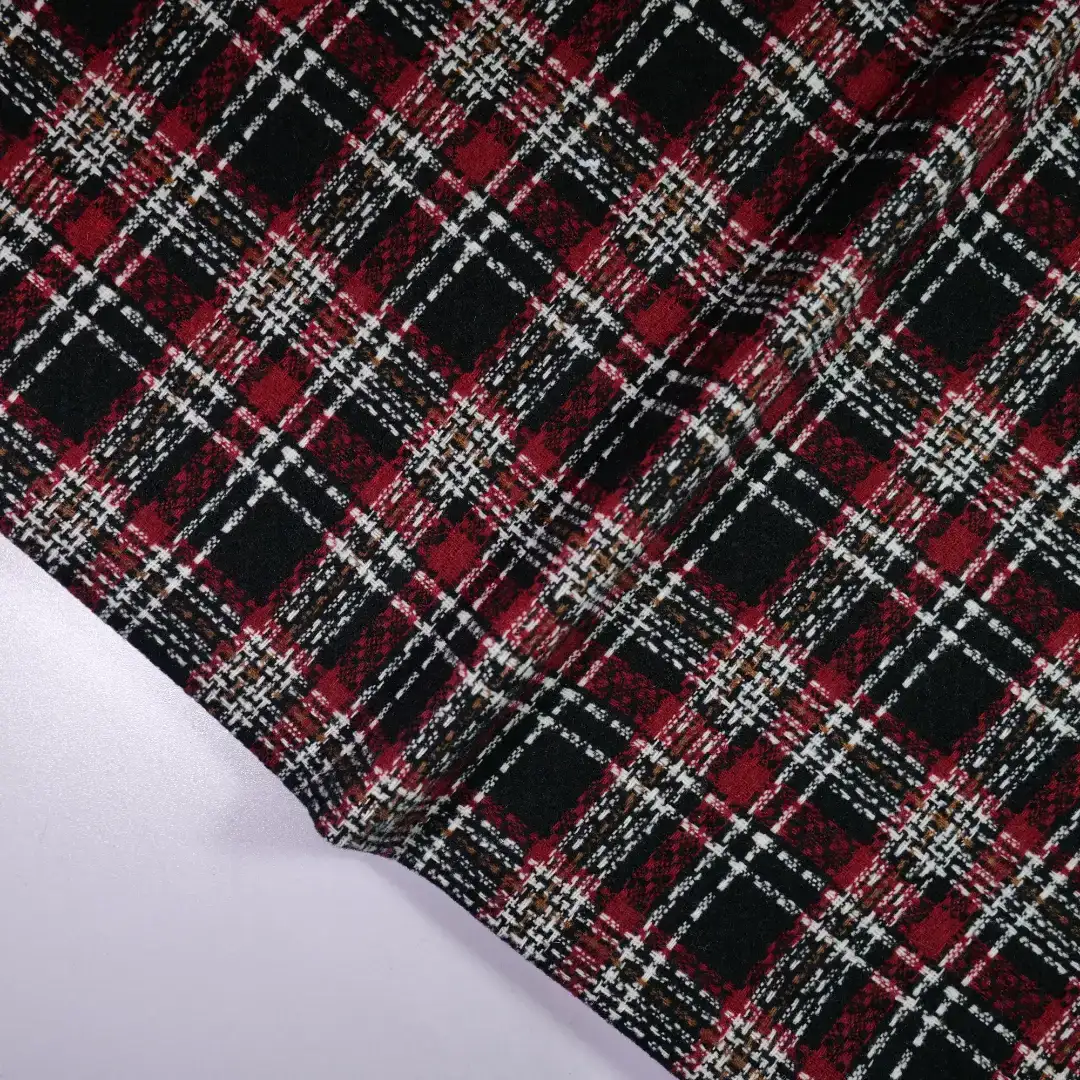 China Fabric for Suit Trouser,Blazer,Suit,Uniform Chanel-Style Fabric Woolen Polyester Wool Green color buy from China wholesaler bulk order at wholesale price free worldwide shipping Alibaba