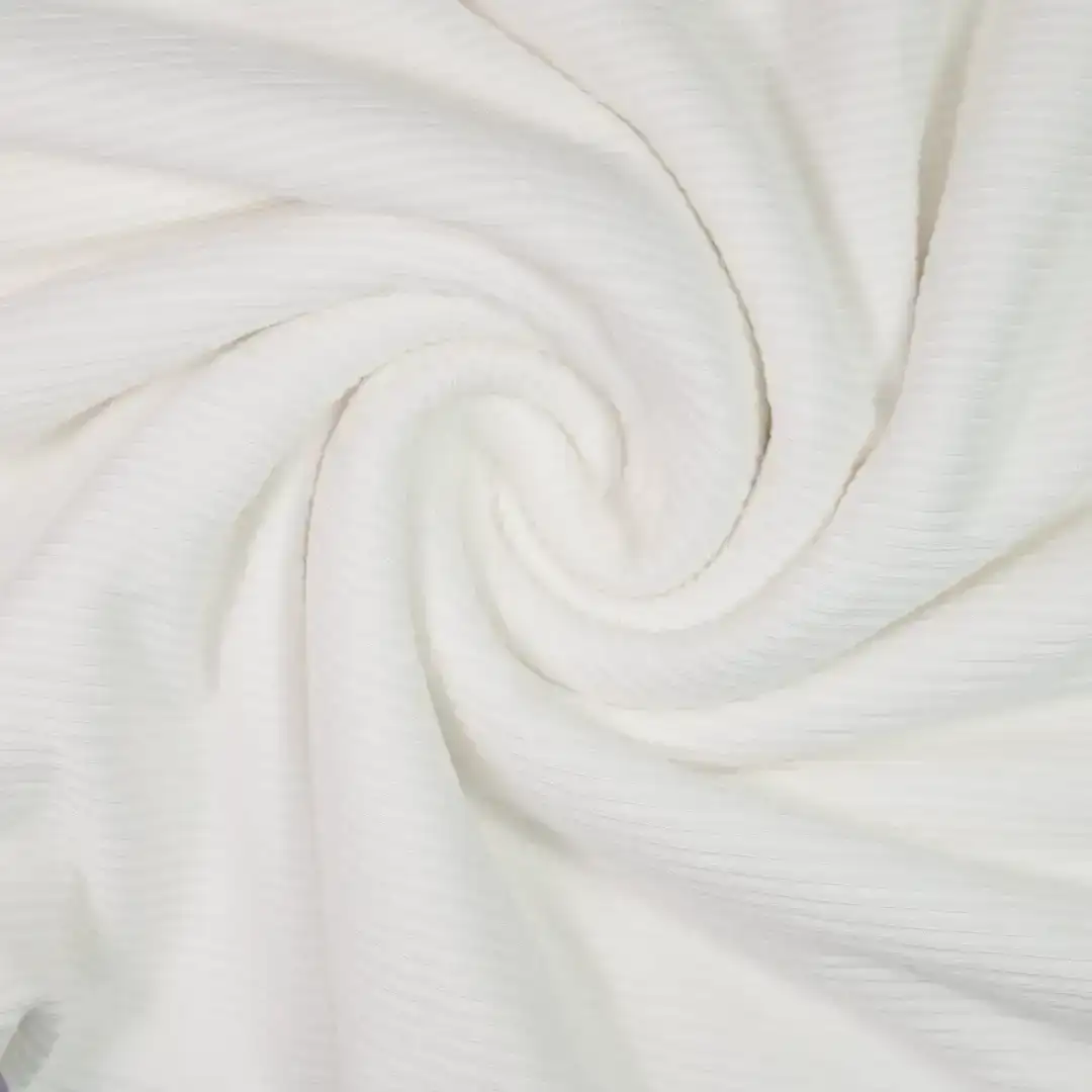 China Fabric for T-Shirt,Ruffle Shirt Dress,Strap Midi Dress,Tank Midi Dress,Tank Wrap Midi Dress Rib Knit Fabric Elastane Modal White color buy from China wholesaler bulk order at wholesale price free worldwide shipping Alibaba
