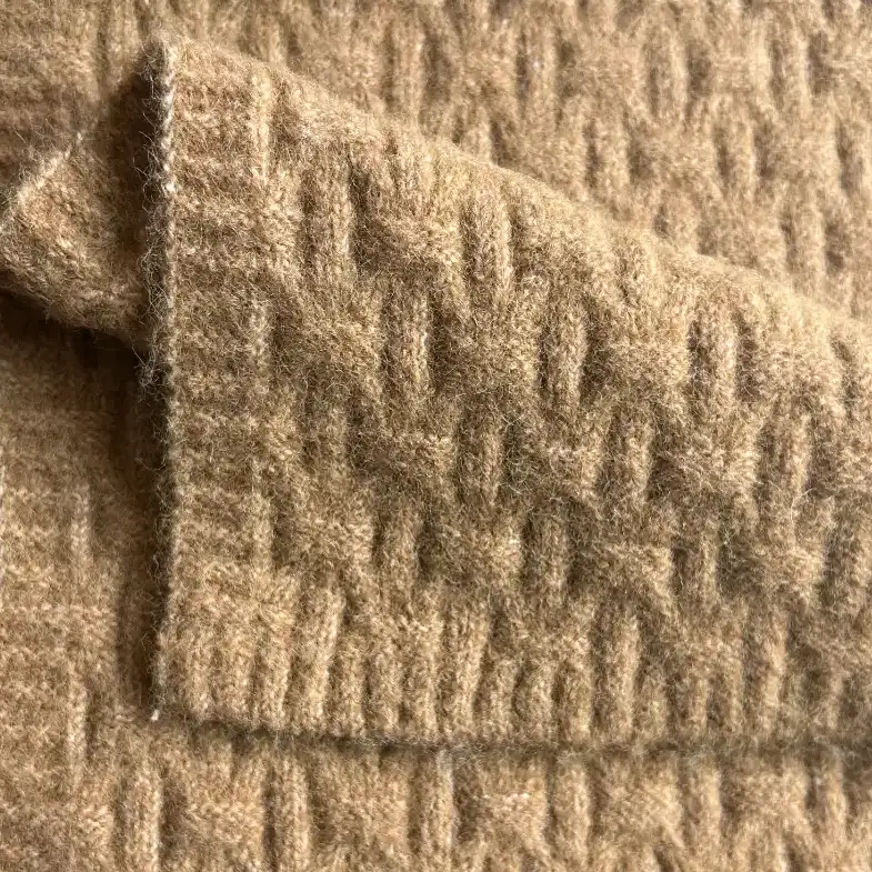 China Yarn for Ladies Vest (Sweater),Open Cardigan (Sweater),Half-Zipper Cardigan (Sweater),Round Neck Pullover (Sweater),Boys Crew Neck Jumper (Sweater) Mossy Yarn Fancy Yarn Polyester Merino Wool Spandex 卡其色 color buy from China wholesaler bulk order at wholesale price free worldwide shipping Alibaba