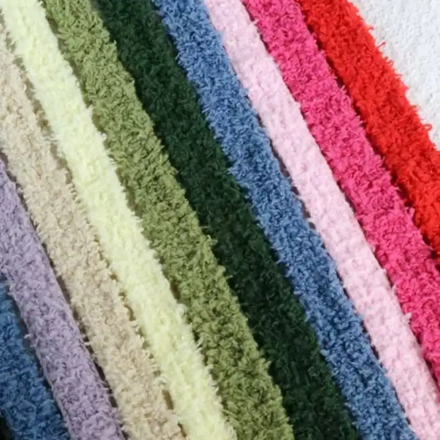 China Yarn for Open Cardigan (Sweater),Full-Zipper Cardigan (Sweater),Half-Zipper Cardigan (Sweater) Teddy Yarn Fancy Yarn Polyester white color buy from China wholesaler bulk order at wholesale price free worldwide shipping Alibaba
