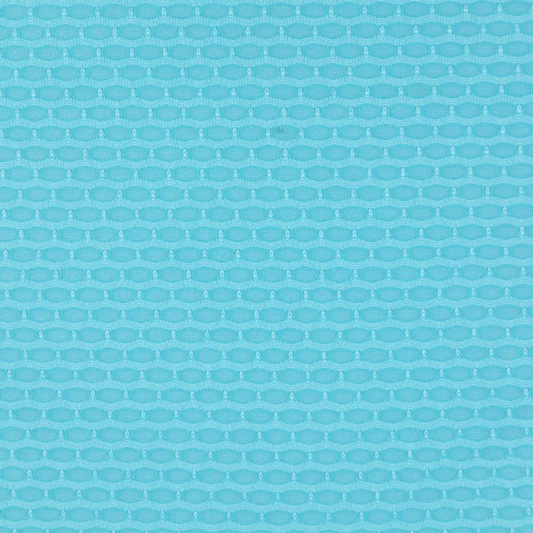 China Fabric for T-Shirt,Yoga Clothes Mesh Knit Fabric Polyester Spandex blue color buy from China wholesaler bulk order at wholesale price free worldwide shipping Alibaba