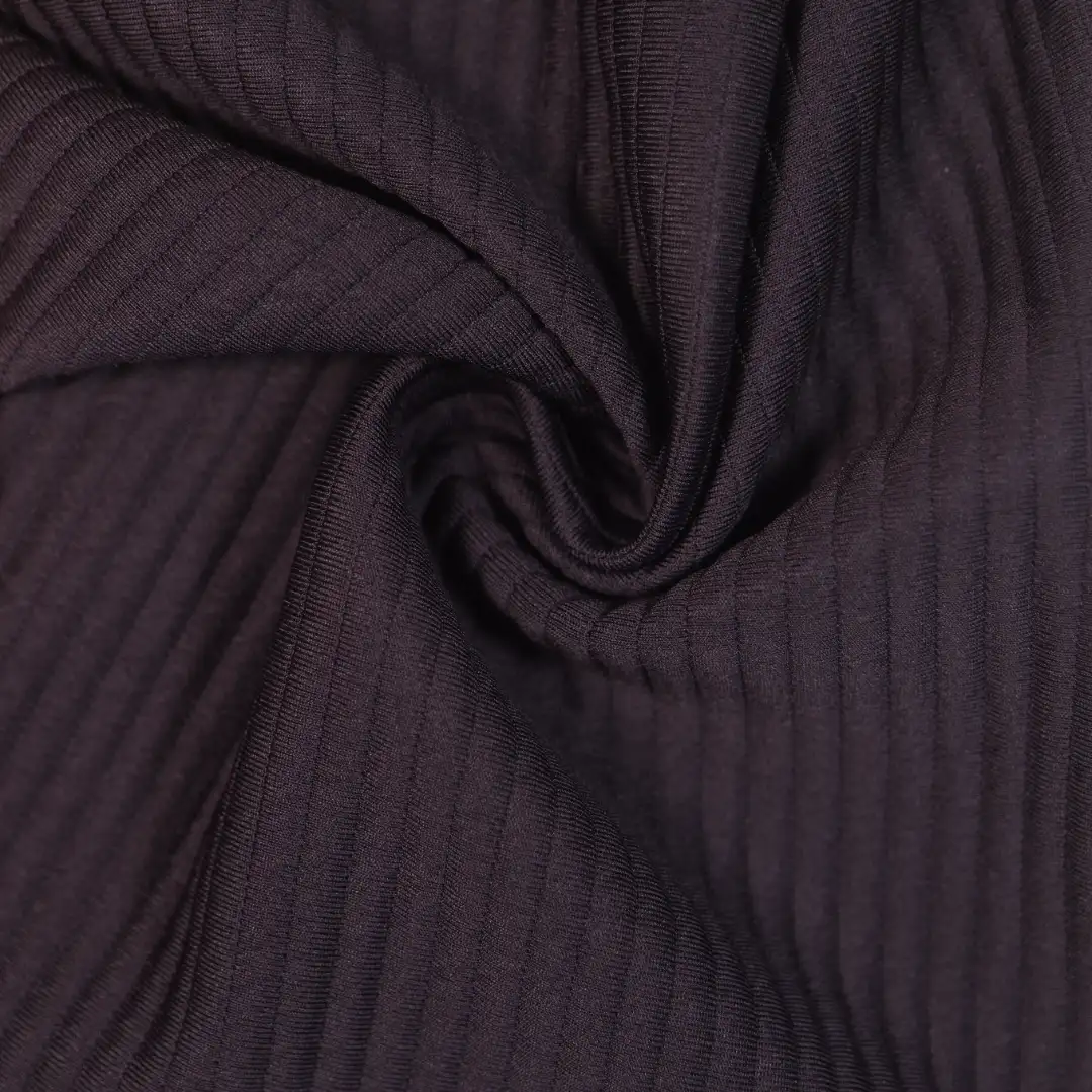 China Fabric for Jackets Ottoman Knit Fabric Polyester Spandex purple color buy from China wholesaler bulk order at wholesale price free worldwide shipping Alibaba